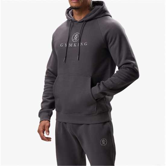 Pro Logo Fleece Hood - Graphite  
