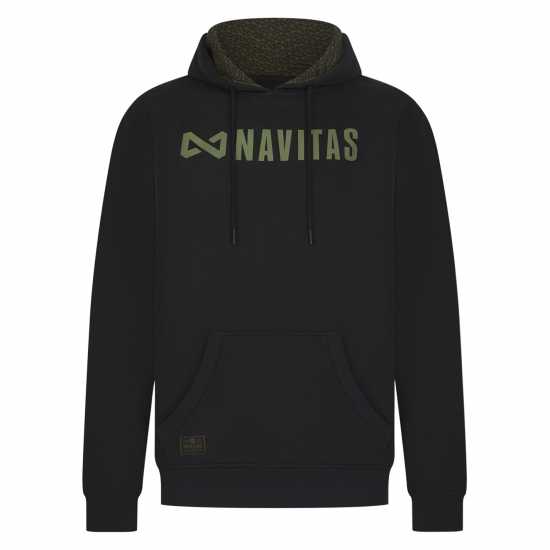 Мъжки Суитшърт Navitas Core Hoody Mens Черно Мъжки суитчъри и блузи с качулки