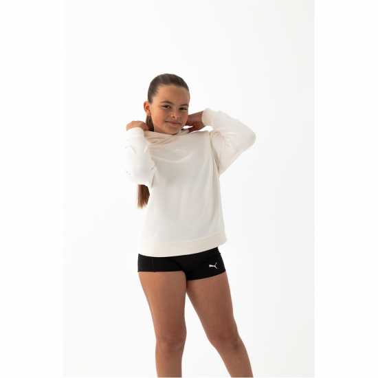Puma Ess+ Contrast Fleece Hoodie Junior ОТХ Фрост Уайт Детски суитчъри и блузи с качулки