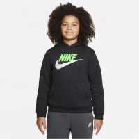 Nike Sportswear Club Fleece Big Kids' Pullover Hoodie Green Spark Детски суитчъри и блузи с качулки