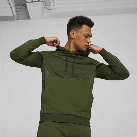 Puma Logo Hoodie Mens Мирт Мъжки суитчъри и блузи с качулки