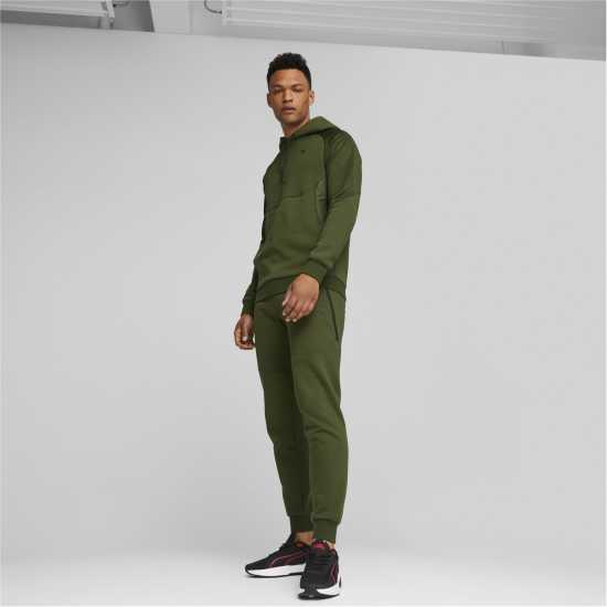 Puma Logo Hoodie Mens Мирт Мъжки суитчъри и блузи с качулки