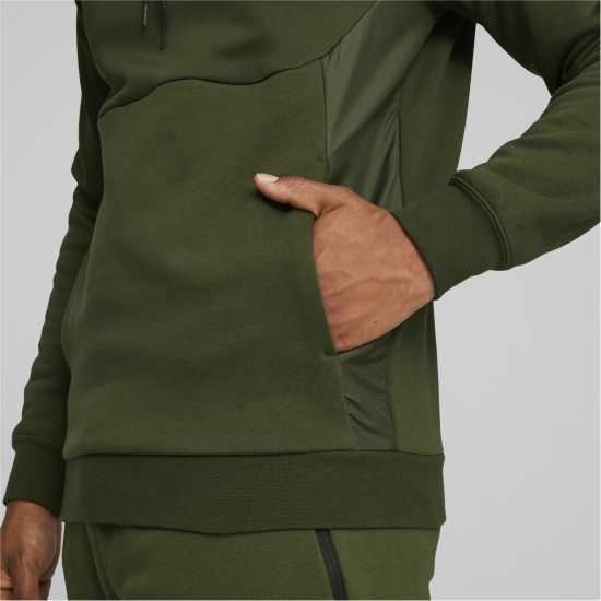 Puma Logo Hoodie Mens Мирт Мъжки суитчъри и блузи с качулки