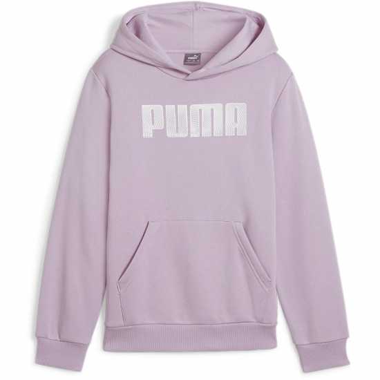 Puma Mass Merchants Hoodie Fl B Hoody Unisex Kids Гроздово мъглене Детски суитчъри и блузи с качулки