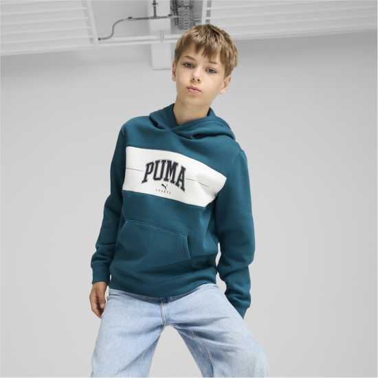 Детски суитчъри и блузи с качулки Puma Squad Hoodie Fl B Hoody Unisex Kids Зелено Puma Squad Hoodie Fl B Hoody Unisex Kids Зелено Детски суитчъри и блузи с качулки