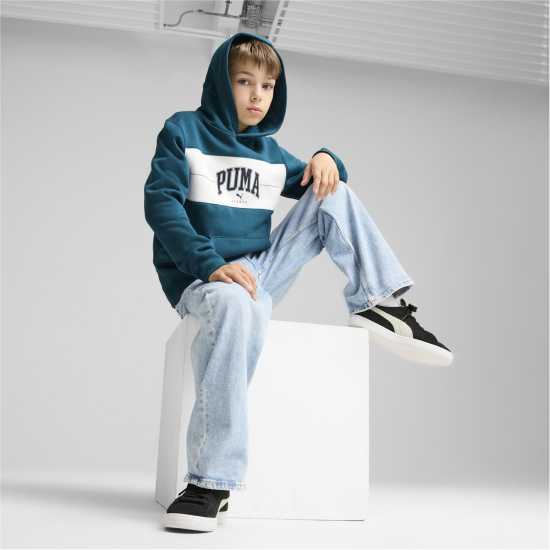 Детски суитчъри и блузи с качулки Puma Squad Hoodie Fl B Hoody Unisex Kids Зелено Puma Squad Hoodie Fl B Hoody Unisex Kids Зелено Детски суитчъри и блузи с качулки