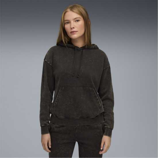Puma Men's Elevated Relaxed Wash Overhead Hoodie Puma Men's Elevated Relaxed Wash Overhead Hoodie