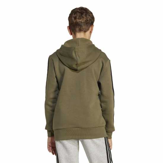 Детски суитчъри и блузи с качулки Adidas 3-Stripe Essentials Full-Zip Hoodie Juniors Adidas 3-Stripe Essentials Full-Zip Hoodie Juniors Детски суитчъри и блузи с качулки