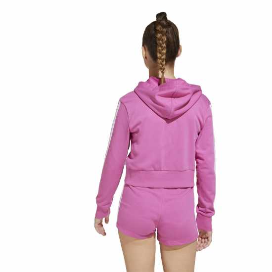 Детски суитчъри и блузи с качулки Adidas 3-Stripe Essentials Full-Zip Hoodie Juniors Adidas 3-Stripe Essentials Full-Zip Hoodie Juniors Детски суитчъри и блузи с качулки