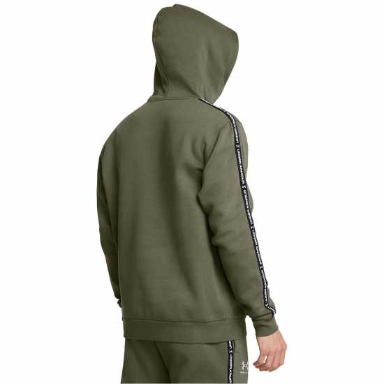 Under Armour Icon Fleece Taping Hoodie Mens Marine OD Green Мъжки суитчъри и блузи с качулки