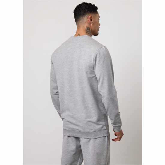 Gym King Gym King Victory Loopback Hood - Black Grey Marl Gym King Gym King Victory Loopback Hood - Black Grey Marl