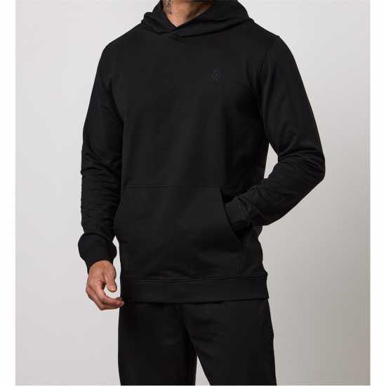 Gym King Gym King Victory Loopback Hood - Black Black Gym King Gym King Victory Loopback Hood - Black Black