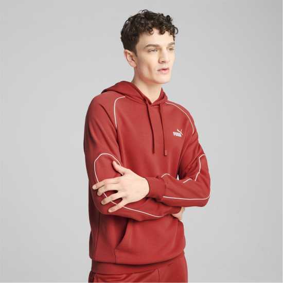 Puma Мъжки Суитшърт Sport Hoodie Tr Hoody Mens Червен огън Мъжки суитчъри и блузи с качулки