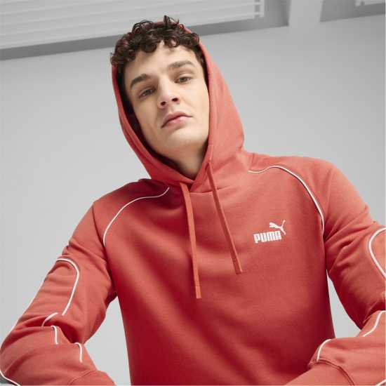 Puma Мъжки Суитшърт Sport Hoodie Tr Hoody Mens Червен огън Мъжки суитчъри и блузи с качулки