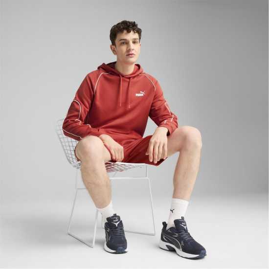 Puma Мъжки Суитшърт Sport Hoodie Tr Hoody Mens Червен огън Мъжки суитчъри и блузи с качулки