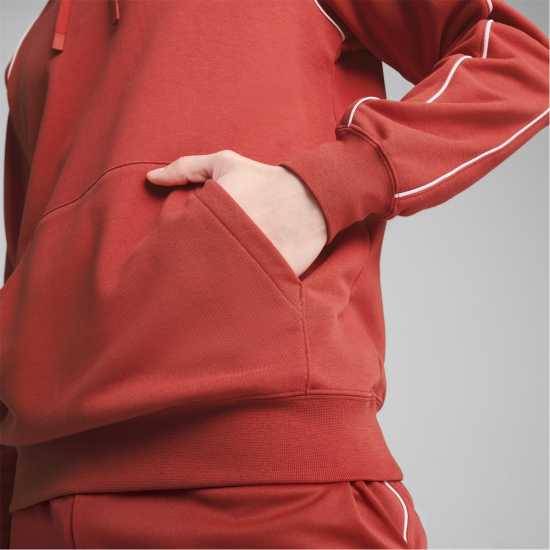 Puma Мъжки Суитшърт Sport Hoodie Tr Hoody Mens Червен огън Мъжки суитчъри и блузи с качулки