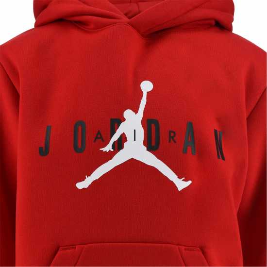 Air Jordan Jumpman Hoodie Тренировъчен червен Детски суитчъри и блузи с качулки