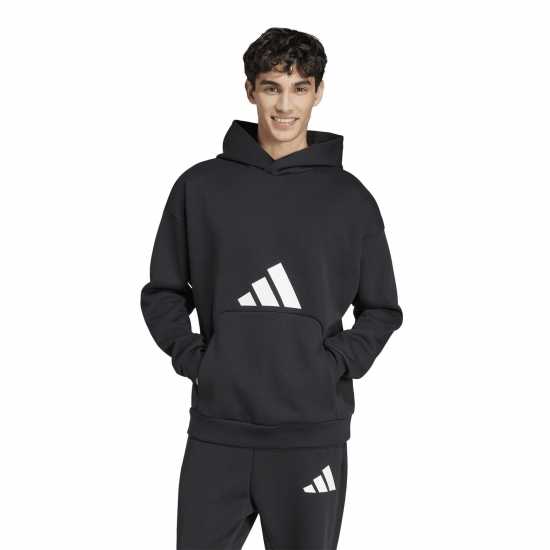 Adidas Men's 3-Bar Over The Head Hoodie Adidas Men's 3-Bar Over The Head Hoodie