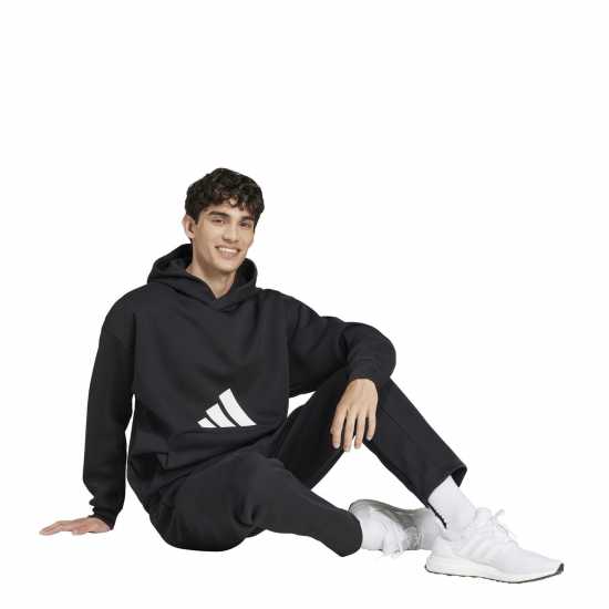 Adidas Men's 3-Bar Over The Head Hoodie Adidas Men's 3-Bar Over The Head Hoodie