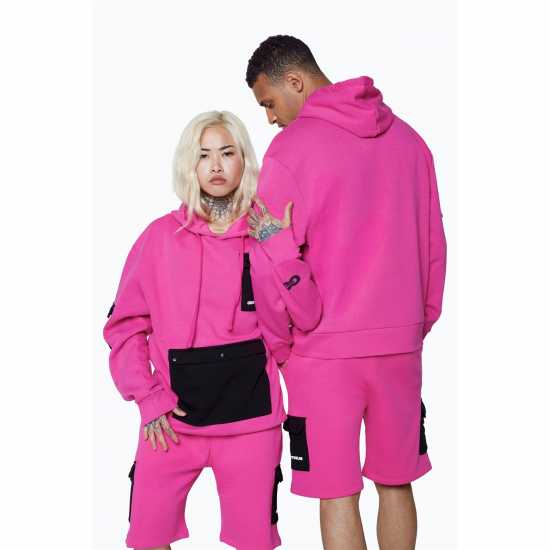 Мъжки суитчъри и блузи с качулки Hype Cargo Pkt Hd Sn99 Розово Hype Cargo Pkt Hd Sn99 Розово Мъжки суитчъри и блузи с качулки