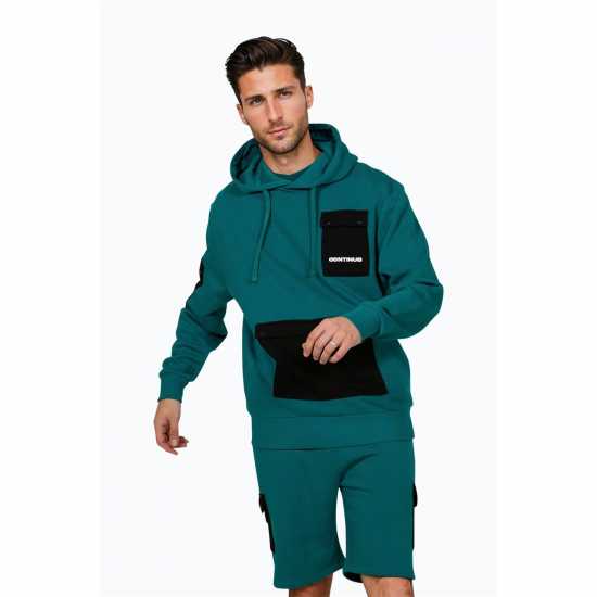 Hype Cargo Pkt Hd Sn99 Синьо Мъжки суитчъри и блузи с качулки