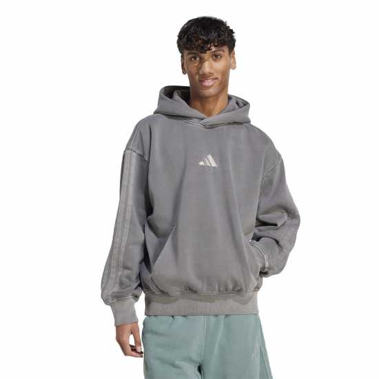 Adidas All Szn Fleece Washed Hoodie Mens  