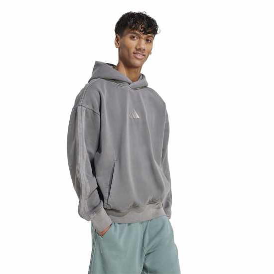 Adidas All Szn Fleece Washed Hoodie Mens  