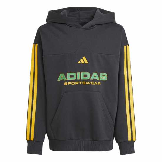 Adidas House Of Tiro Fleece Hoodie Juniors Black Детски суитчъри и блузи с качулки