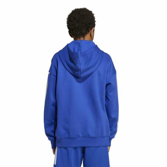 Adidas House Of Tiro Fleece Hoodie Juniors Blue Детски суитчъри и блузи с качулки