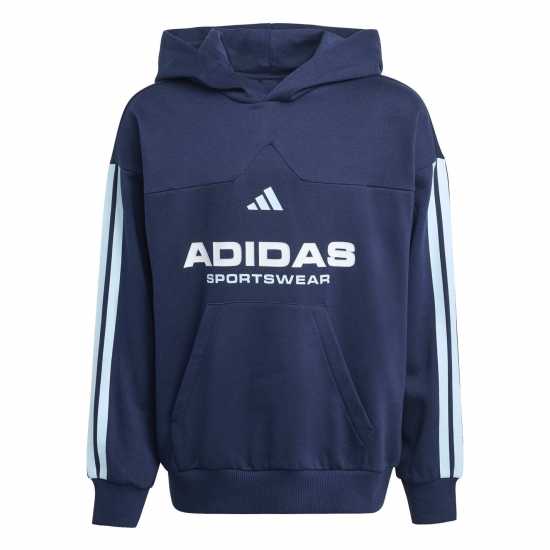 Adidas House Of Tiro Fleece Hoodie Juniors Небесно синьо 