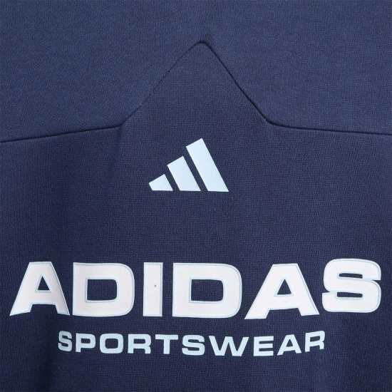 Adidas House Of Tiro Fleece Hoodie Juniors Небесно синьо 