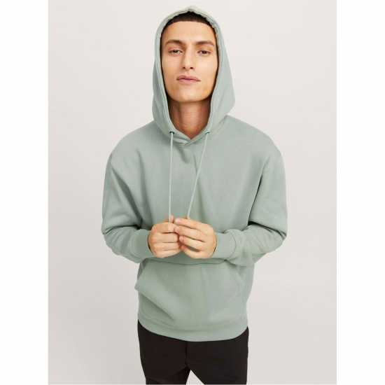 Jack And Jones Men's Basic Hoodie Iceberg Green 