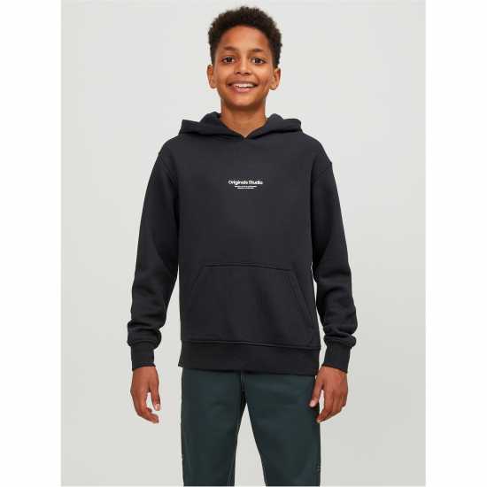 Jack And Jones Vester Hdy Jn99 Black Детски суитчъри и блузи с качулки
