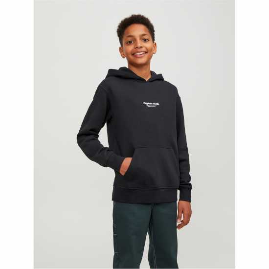 Jack And Jones Vester Hdy Jn99 Black Детски суитчъри и блузи с качулки