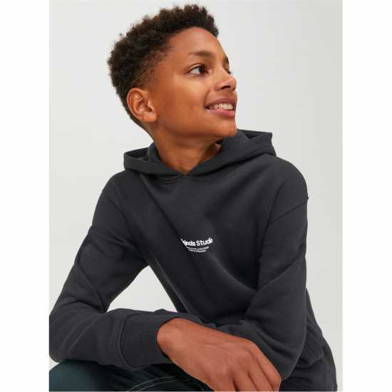 Jack And Jones Vester Hdy Jn99 Black Детски суитчъри и блузи с качулки