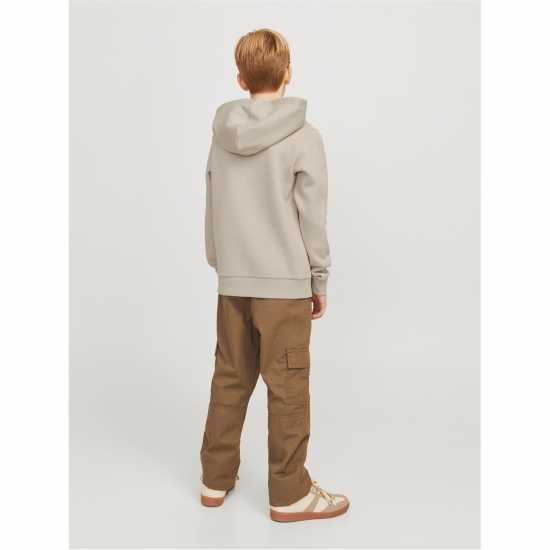 Jack And Jones Kids' Logo Hoodie Лунна лъчина Jack And Jones Kids' Logo Hoodie Лунна лъчина
