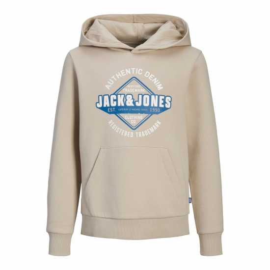 Jack And Jones Kids' Logo Hoodie Лунна лъчина Jack And Jones Kids' Logo Hoodie Лунна лъчина