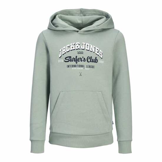 Jack And Jones Logo Hoodie Ледено зелено 