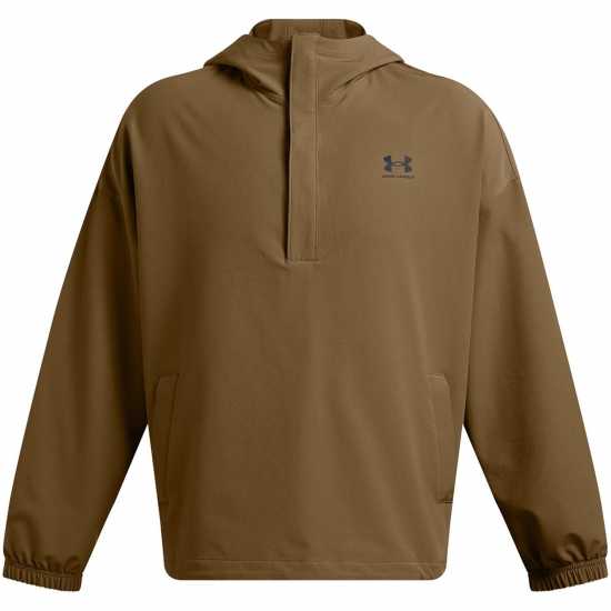 Under Armour Мъжки Суитшърт Armour Ua Vibe Stormshell Hood Hoody Mens Brown Under Armour Мъжки Суитшърт Armour Ua Vibe Stormshell Hood Hoody Mens Brown