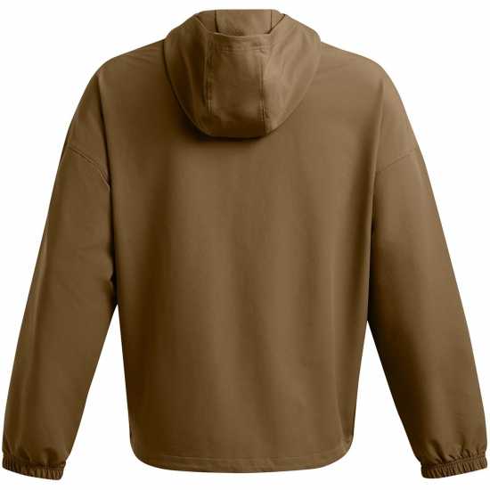 Under Armour Мъжки Суитшърт Armour Ua Vibe Stormshell Hood Hoody Mens Brown Under Armour Мъжки Суитшърт Armour Ua Vibe Stormshell Hood Hoody Mens Brown