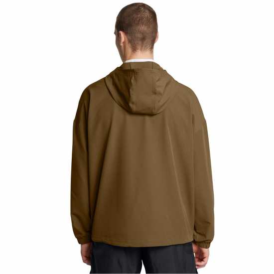 Under Armour Мъжки Суитшърт Armour Ua Vibe Stormshell Hood Hoody Mens Brown Under Armour Мъжки Суитшърт Armour Ua Vibe Stormshell Hood Hoody Mens Brown