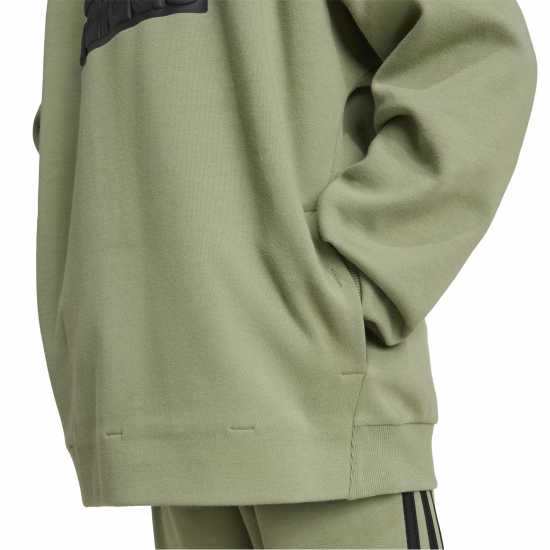 Adidas U Fi Logo Hd Hoody Unisex Kids Green/Black Adidas U Fi Logo Hd Hoody Unisex Kids Green/Black