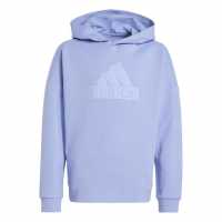 Adidas U Fi Logo Hd Hoody Unisex Kids Blue Spark 