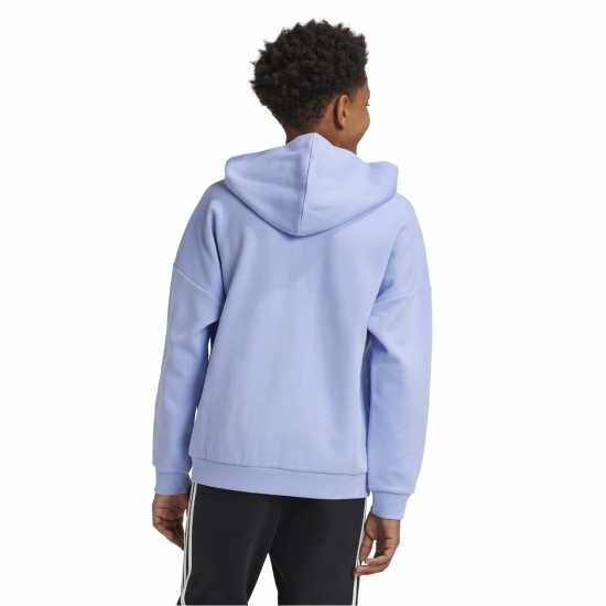 Adidas U Fi Logo Hd Hoody Unisex Kids Blue Spark Adidas U Fi Logo Hd Hoody Unisex Kids Blue Spark