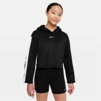 Nike Oth Hoodie Junior Girls Black/White Детски суитчъри и блузи с качулки