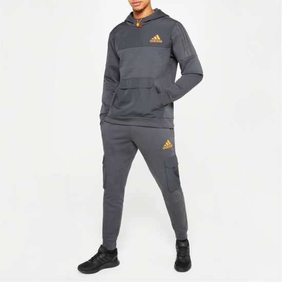 Мъжки суитчъри и блузи с качулки Adidas Utility Hoodie Mens Carbon Adidas Utility Hoodie Mens Carbon Мъжки суитчъри и блузи с качулки