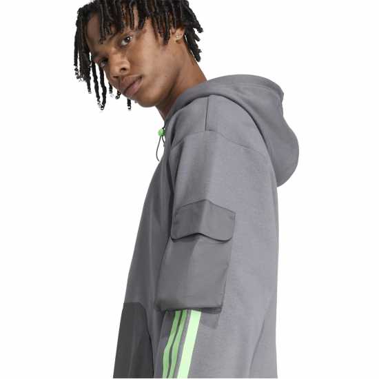 Мъжки суитчъри и блузи с качулки Adidas Utility Hoodie Mens Carbon Adidas Utility Hoodie Mens Carbon Мъжки суитчъри и блузи с качулки