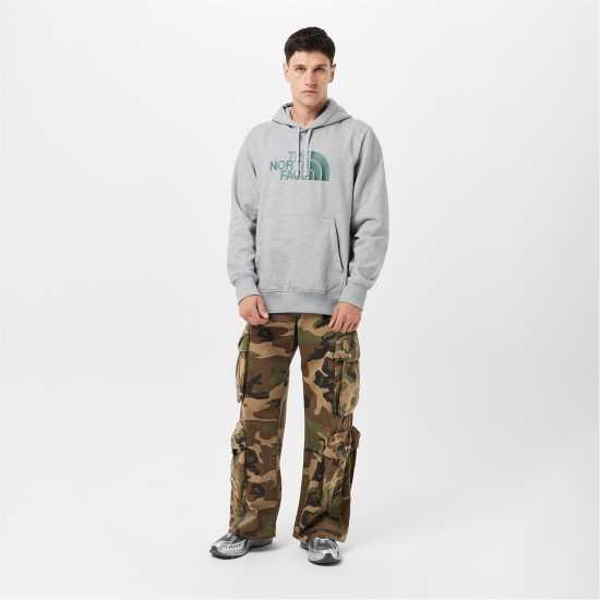 Мъжки суитчъри и блузи с качулки The North Face Drew Over-The-Head Hoodie Mens Светло сиво/Зелено The North Face Drew Over-The-Head Hoodie Mens Светло сиво/Зелено Мъжки суитчъри и блузи с качулки