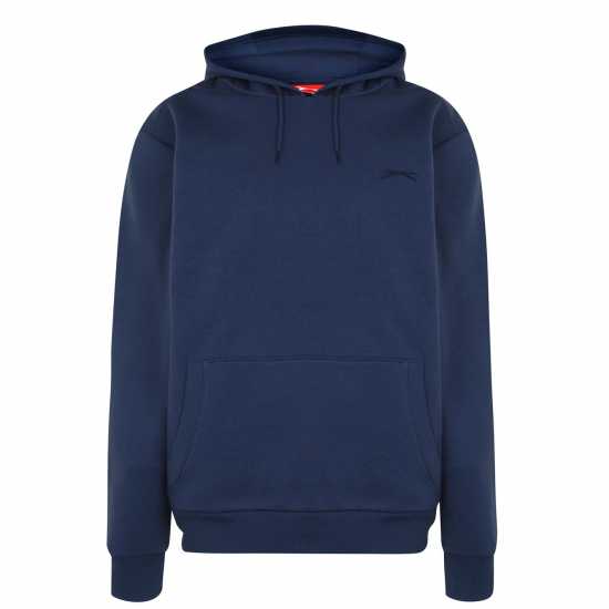 Slazenger Fleece Hoodie Mens Steel Blue Мъжки суитчъри и блузи с качулки