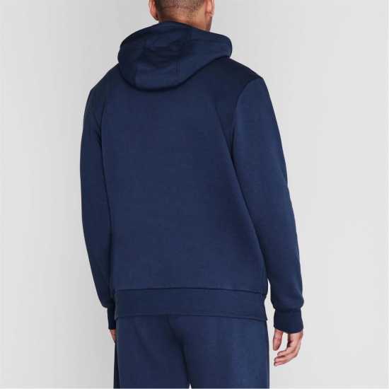 Slazenger Fleece Hoodie Mens Steel Blue Мъжки суитчъри и блузи с качулки